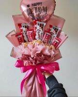 Kinder bueno chocolate bouquet gifts hazel nut kitkat คินเดอร์ บูเอโน ช็อคโกแลตช่อของขวัญคิทแคทเฮเซลนัท