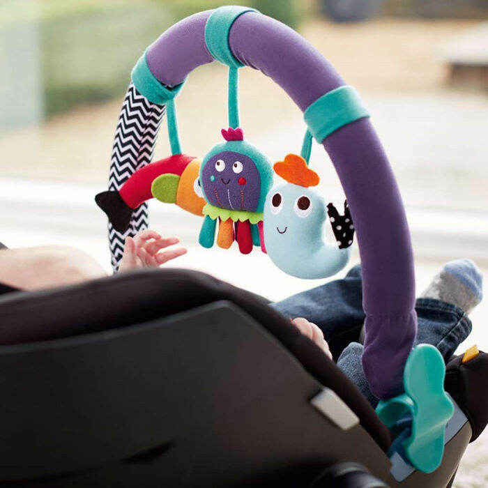 Kmoist Baby Rattle Soft Toy Stroller Kids Toys Hanging Spiral Rattle