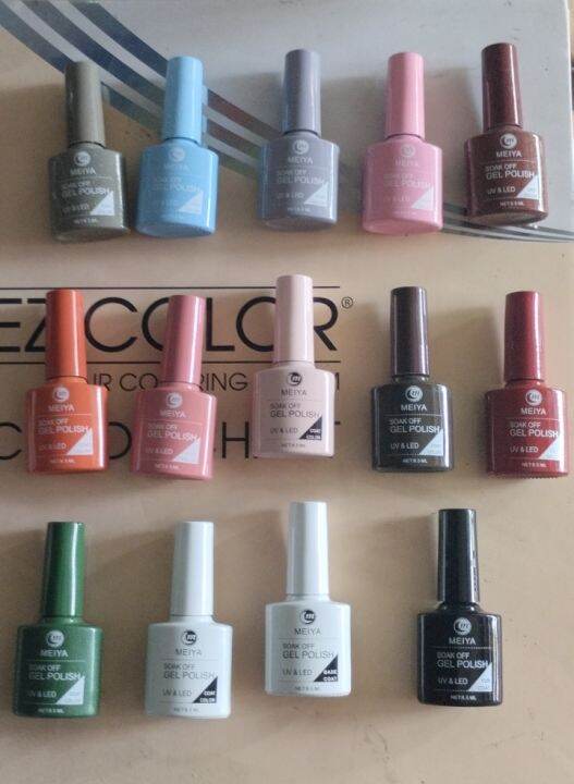 MEIYA Gel nail polish(Base coat,Top coat)8.5ml. Lazada PH