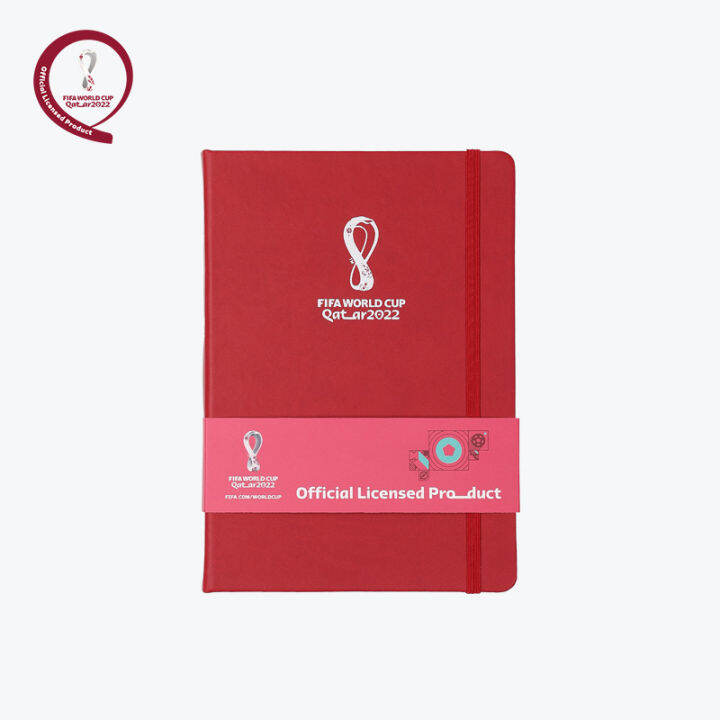 Official Authentic 2022 Qatar World Cup Logo Notebook Logo Notebook