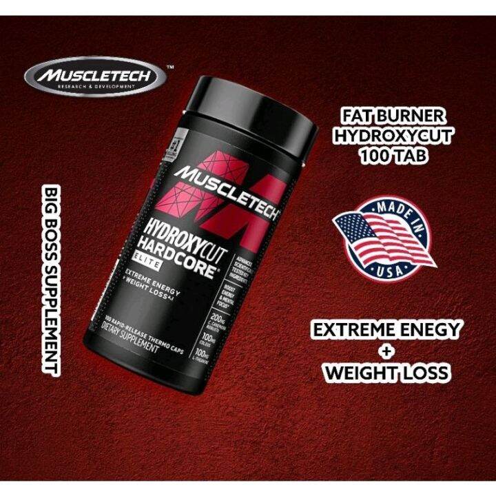 Pembakar Lemak Fat Burner Muscletech Hydroxycut Hardcore Elite Dietary