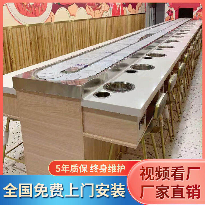 Rotary Small Hot Pot Equipment Full Set Buffet for Taiwan Business