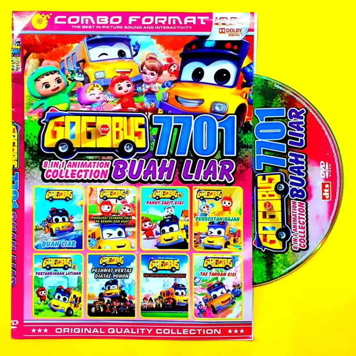 KASET DVD FILM KOLEKSI KARTUN ANAK ANAK GOGO BUS 8 IN 1 TERBARU ...