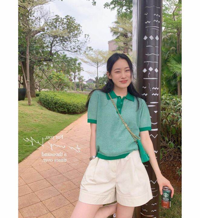 เสื้อไหมพรมคอปก-ตาข่าย-no-376