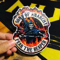 #Stickers Sons of Anarchy ไซส์ใหญ่ๆเดือดๆ?สติ๊กเกอร์PVC เคลือบด้านกันน้ำ?กันรอยอย่างดีติดรถกระจกลอกมาไม่ทิ้งคราบกาว