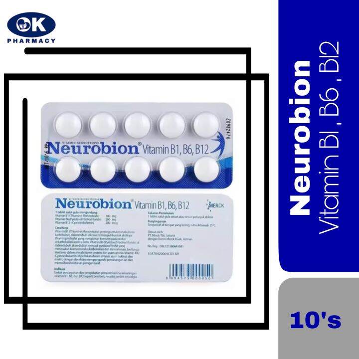 NEUROBION 10'S (STRIP) (EXP 03/2024) Lazada