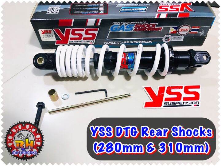 YSS DTG Shocks 280mm & 310mm for Scooters Lazada PH