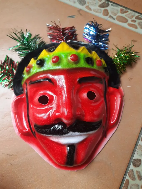 Topeng ondel ondel cowok dan cewek topeng buat tari topeng | Lazada