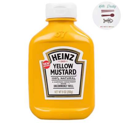 Heinz Yellow Mustard  ไฮนซ์ ซอสมัสตาร์ด 255 กรัม