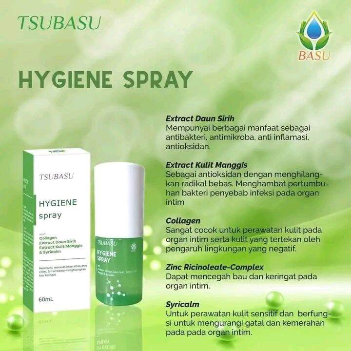 Tsubasu Hygiene Spray Feminine Basu Original BPOM 100% Asli | Lazada  Indonesia