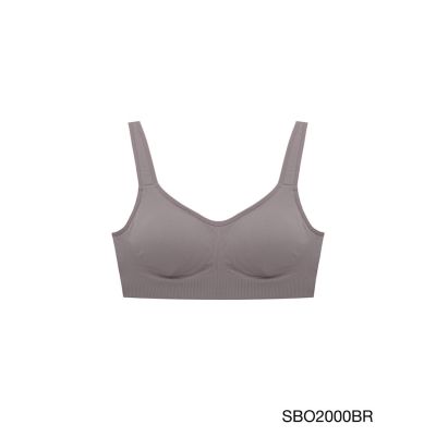 Sabina เสื้อชั้นใน (ไม่มีโครง) รุ่น Function Bra รหัส SBO2000 สีเนื้อเข้ม และสีน้ำตาล