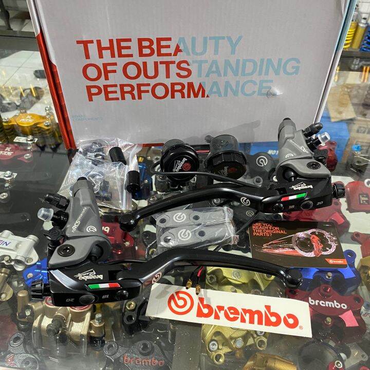 Master Rem Brembo Corsa Corta Rcs Pcx Nmax Thailand Kanan Kiri Lengkap Tabung Selang Klem