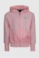 เสื้อแจ็กเกต hoodie เด็กผู้หญิง สีชมพูหวาน น่ารัก FRENCH TERRY FULL ZIP HOODIE (LITTLE KIDS) size 5-6 ปี ของแท้ 100% จากห้าง