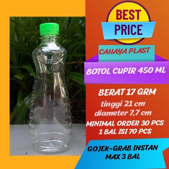 [ Per 70 Botol ] Botol Cuci Piring 450 Ml/Botol Plastik 450 Ml/Free ...