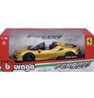 โมเดลรถเหล็ก 1/18 Ferrari SF90 Spider [Bburago]