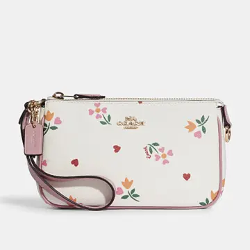 Authentic Coach Nolita 15 Wristlet in Petal Pink