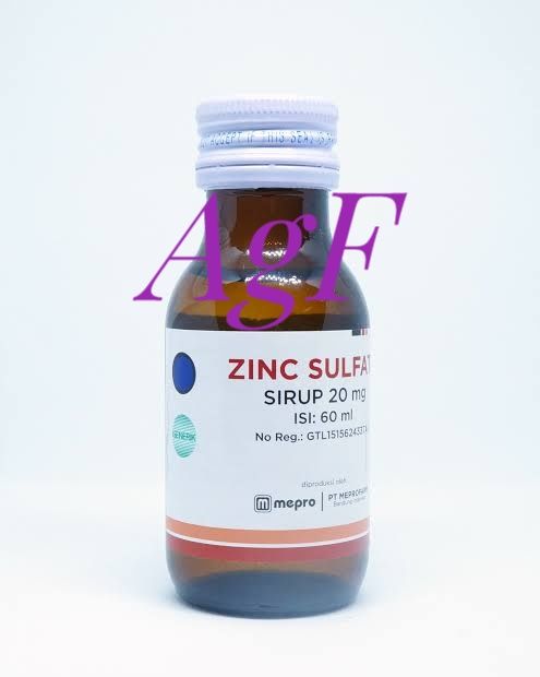 Zinc Sulfate Monohydrate Syrup 60 Ml Meprofarm Lazada Indonesia