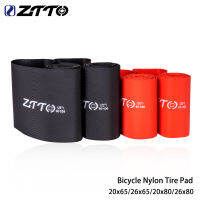 ZTTO แผ่นยางไนลอนสำหรับจักรยานสโนว์ฟิลด์20/26นิ้ว65/ 80mm แผ่นยางกันระเบิดสำหรับยางในจักรยานเสือภูเขาแบบกว้าง