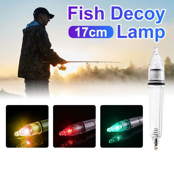 Deep Drop Underwater Fish Attracting Lure LED Fishing Flash Light Bait ...