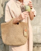 Natural Hemp Rope Tole Bag กระเป๋าปอป่านถักงานแฮนด์เมด