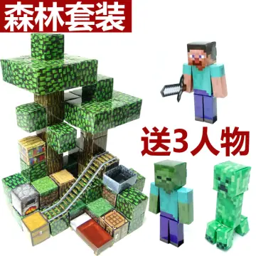 DIY Papercraft Minecraft Mobs 12IN1 PaperModel 3DPuzzle Handwork Toys