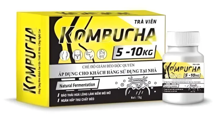 Xổ mỡ kombucha Giảm cân 5-10kg kèm phiếu bảo hành[ chính hãng]