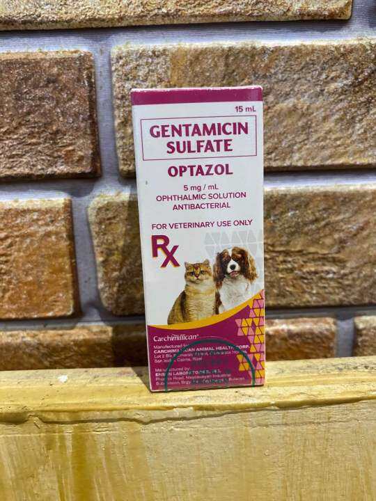 Optazol Eye Drops for Dogs and Cats Gentamicin Sulfate (Antibacterial