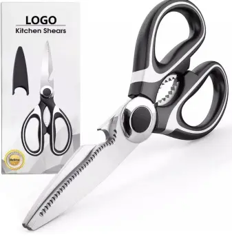 Heavy Duty Stainless Steel Kitchen Scissors Shears Cutter Professional  Chicken Bone Meat Fish Turkey Vegetables Scissors