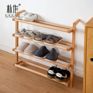 Shoe Rack Simple Narrow Door Rack Solid Wood Special Price