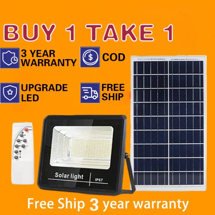 BUY 1 TAKE 1 Solar Light 300W 500W 800W 1000W Solar Led Light Outdoor Waterproof Solar Garden