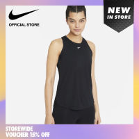 Nike Womens Dri-FIT One Standard Fit Tank - Black ไนกี้ เสื้อกล้ามผู้หญิง ทรงมาตรฐาน ดรายฟิต วัน - สีดำ