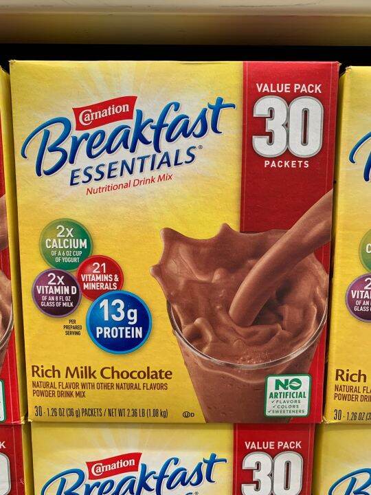 Carnation Breakfast Milk Chocolate Mix 30x 36g Lazada PH