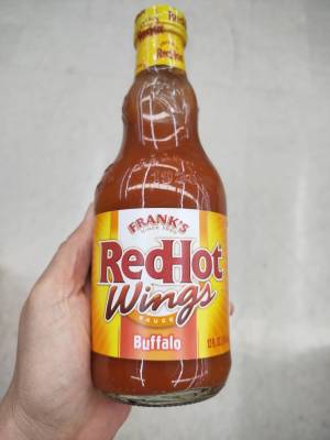 Franks Red Hot Winge Buffalo Sauce 354ml.ซอสพริกคาเยน แฟรงค์ เรดฮอต  354 มล.