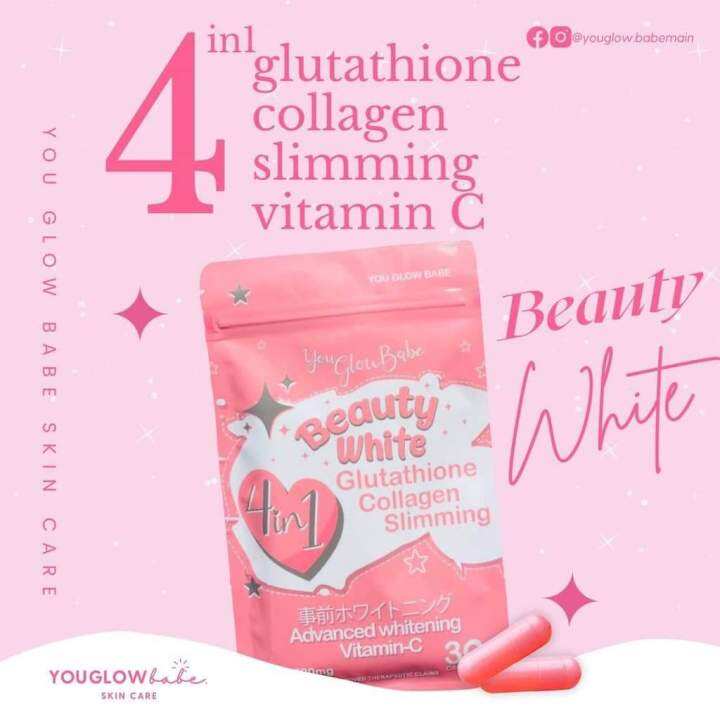 BEAUTY WHITE YOU GLOW BABE 4 IN 1 CAPSULES FDA APPROVED | Lazada PH