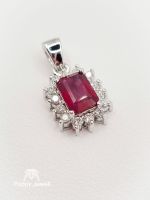 จี้เพชรแท้ ทองแท้ รุ่น Queen Ruby Pendant