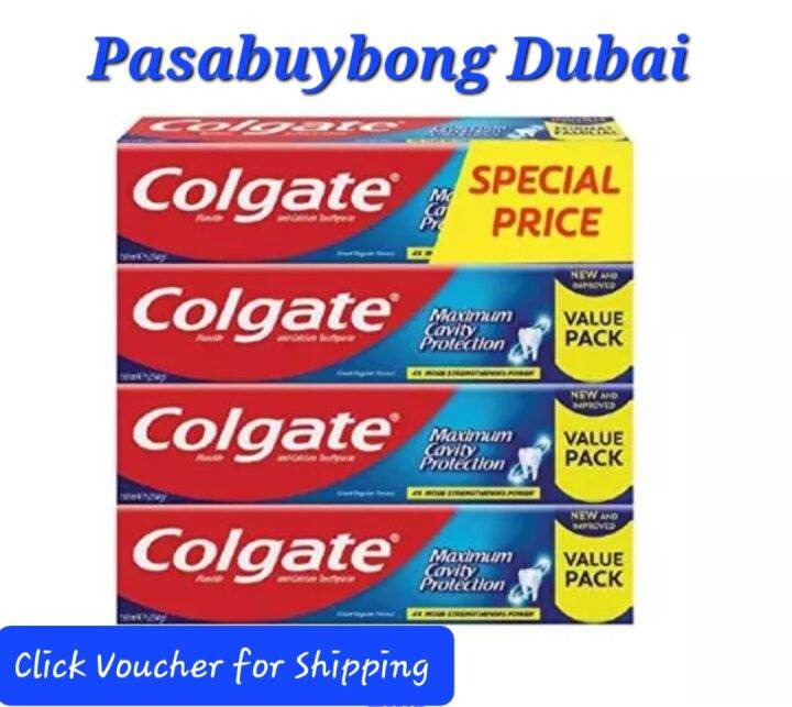 Colgate Maximum Cavity Protection Toothpaste 75mlx4pAck Dubai UAE