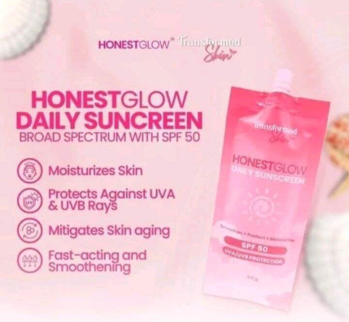 Honest Glow Daily Sunscreen 50g Lazada PH