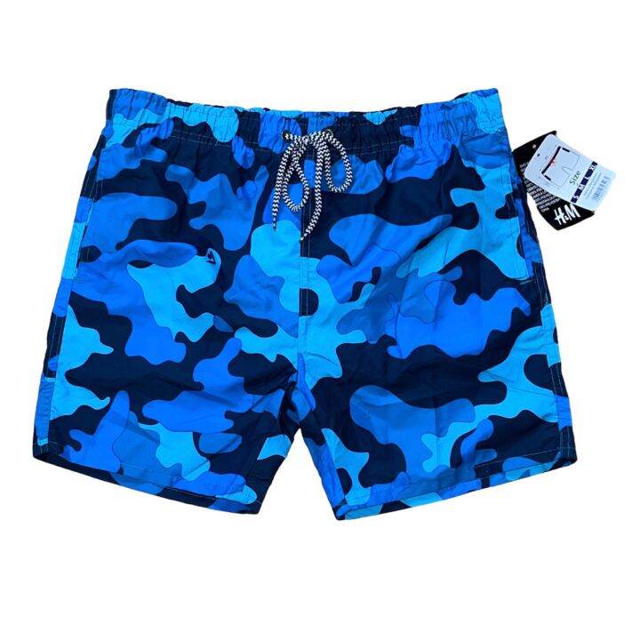 Camouflage Board Short for Men Blue Camou Men’s Swim Short | Lazada PH