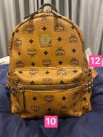 กระเป๋าเป้ MCM ของแท้ made in Korea หนังสวย สภาพดีมาก ไม่มีขาด