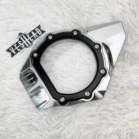 ครอบชามหน้า CNC VesHead สำหรับ Vespa Sprint, Primavera, GTS, LX125, S125 พร้อมน็อตสแตนเลส ติดตั้งเองได้เลย