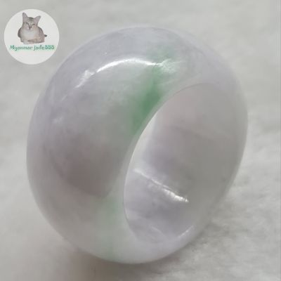 แหวนหยกแท้  Jadeite Type A ไซส์ 62 (No.1)