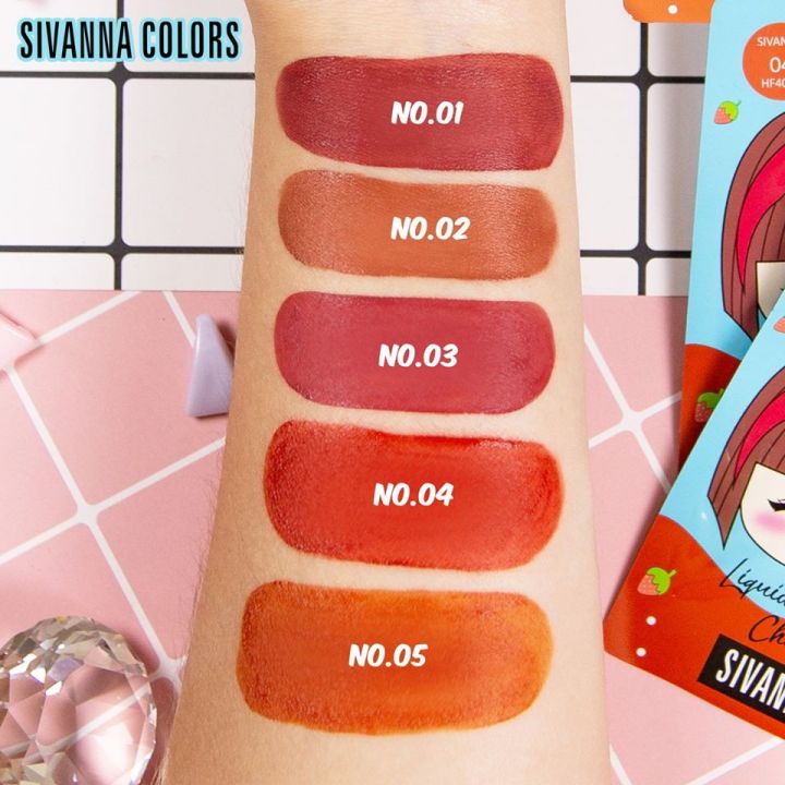 sivanna-colors-velvet-baby-lip-liquid-hf4032-ซีเวียน่า-คัลเลอร์ส-เวลเวท-เบบี้-ลิป-ลิควิด-ลิป-แอนด์-ชีค