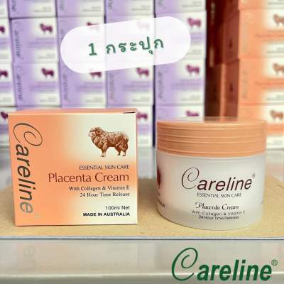 ครีมรกแกะ Careline Placenta Cream with Collagen &amp; Vitamin E 100ml