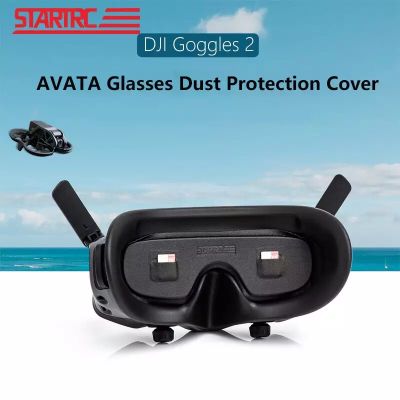 STARTRC DJI Avata Goggles 2 Protector Cover Dust-proof Glasses Lens Protective Cover Store SD Card PU Sleeve (DJI Goggles 2)