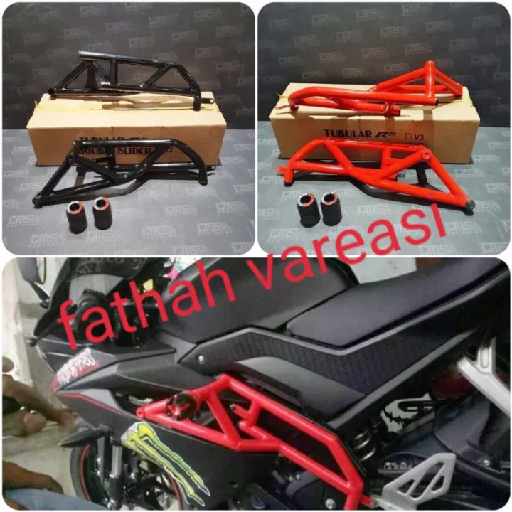 tubular crashbar Yamaha R15 V3 frame slider R15 V3 Lazada Indonesia