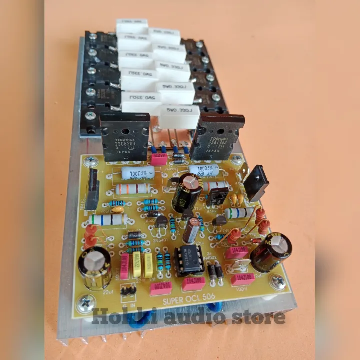 Kit Driver power amplifier socl 506 TEF lengkap 5 set tr final toshiba