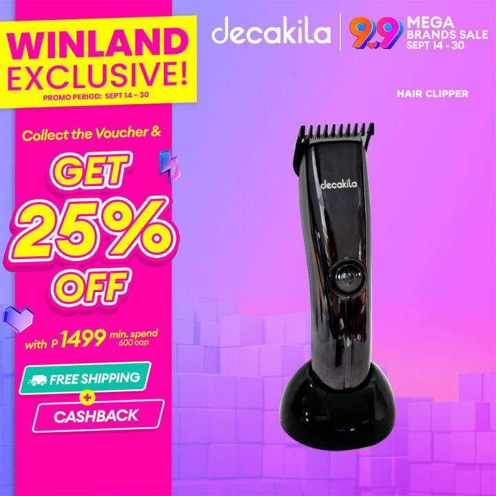 DECAKILA by Winland Stainless Steel Tool Head Hair Clipper (600mAh