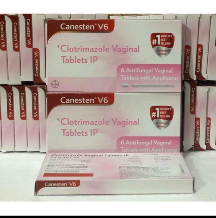 Canesten V6 Clotrimazole Vaginal Tablets Antifungal Vaginal Tablets W Applicator Lazada Ph