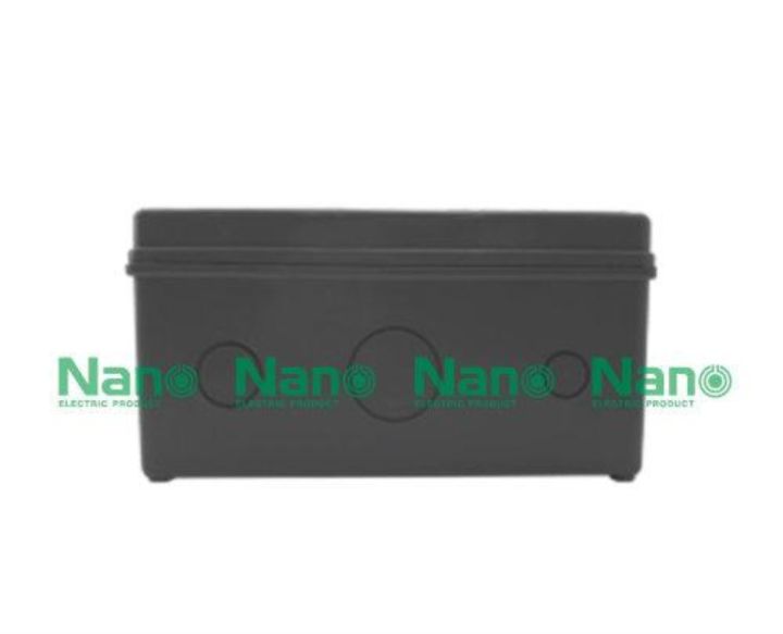 nano-กล่องกันน้ำพลาสติก-สีดำ-รุ่น-nano-206b-16-กล่อง