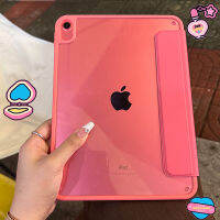 เคสป้องกันสำหรับ ipad10เคสป้องกัน iPad รุ่นที่10รุ่นใหม่2023สำหรับ SF Express เคสแข็งแบบใสสำหรับ air5สีแก้วมังกรสไตล์เกาหลีสำหรับสาวแซ่บ10.9นิ้วไม่มีช่องใส่ปากกา2022เหมาะสำหรับแท็บเล็ต Apple